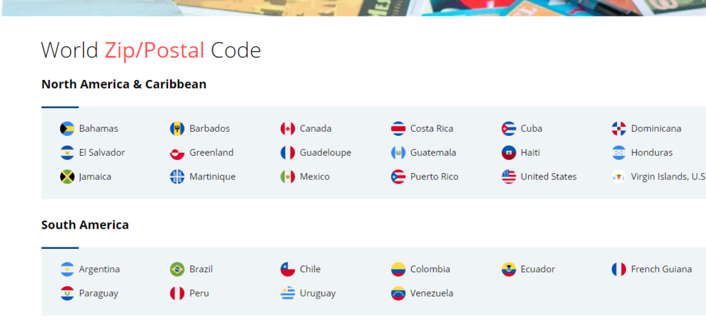 Postal Code of United States